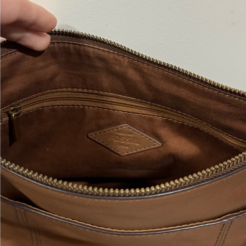 Fossil Brown Crossbody Bag - Picture 8 of 14
